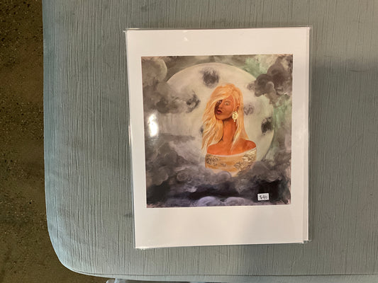 Print - The Woman in the Moon